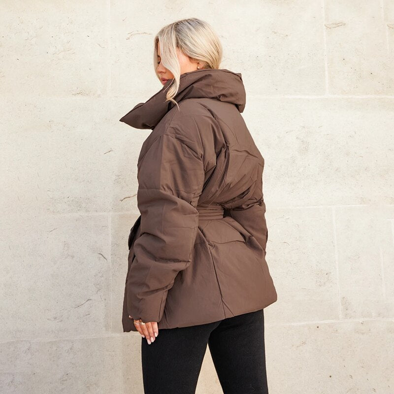 Avalora London™ - Short Belted Puffer Coat