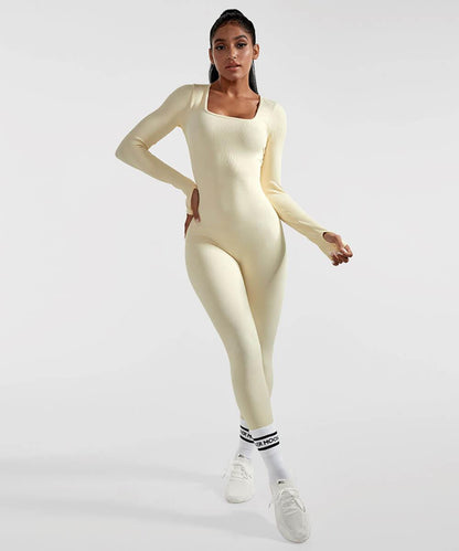 Avalora London™ - Snatched Butt Lift Long Sleeve Jumpsuit