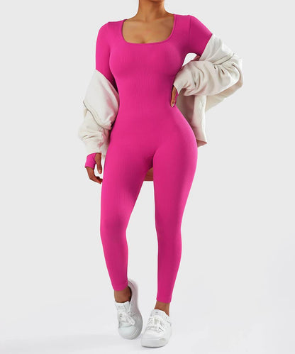 Avalora London™ - Snatched Butt Lift Long Sleeve Jumpsuit