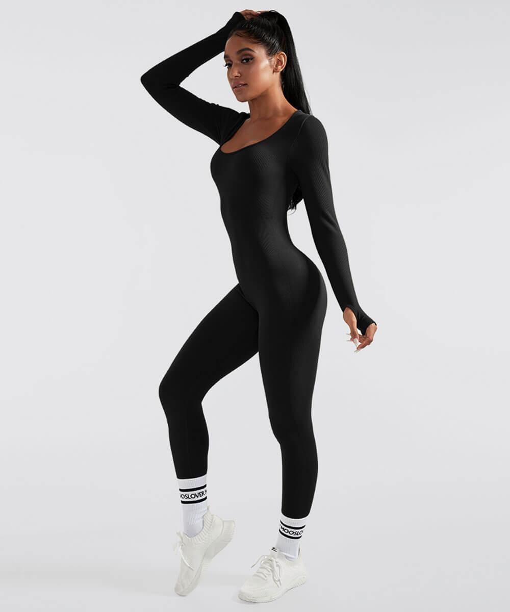 Avalora London™ - Snatched Butt Lift Long Sleeve Jumpsuit