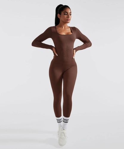 Avalora London™ - Snatched Butt Lift Long Sleeve Jumpsuit